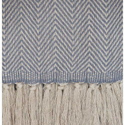 Cassis Blue Throw