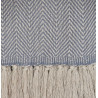 Cassis Blue Throw