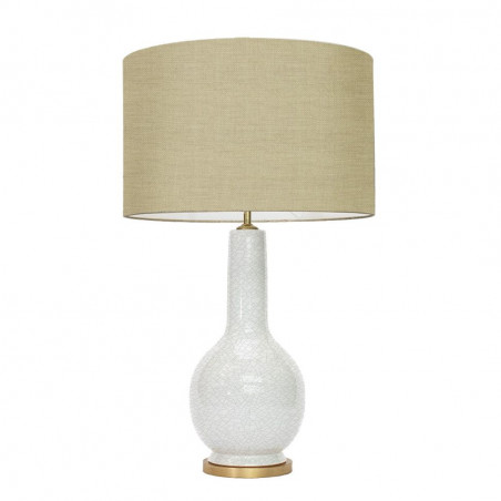 1764 - Lamp and Linen Shade (74cm height)