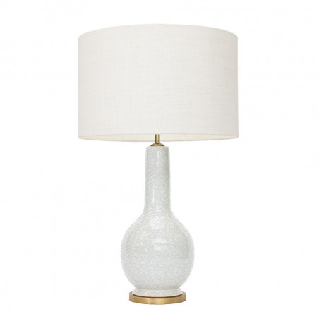 1764 - Lamp and Linen Shade (74cm height)