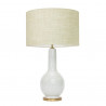 1764 - Lamp and Linen Shade (74cm height)