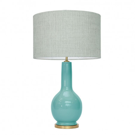 1764 - Lamp and Linen Shade (74cm height) 1764 - Lamp and Linen Shade (74cm height)