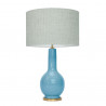 1764 - Lamp and Linen Shade (74cm height)