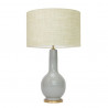 1764 - Lamp and Linen Shade (74cm height)