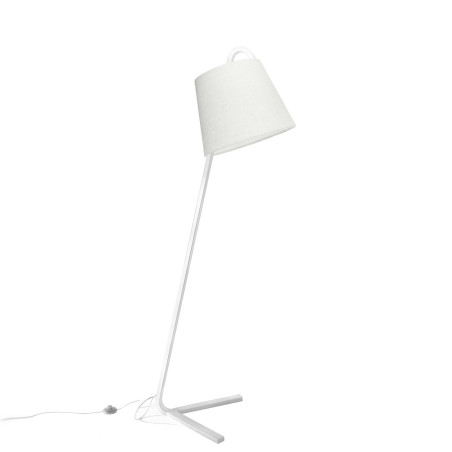 Floor Lamp with Sack Shade