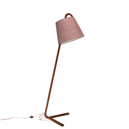 Floor Lamp with Sack Shade Floor Lamp with Sack Shade