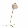 Floor Lamp with Sack Shade