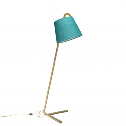 Floor Lamp with Sack Shade