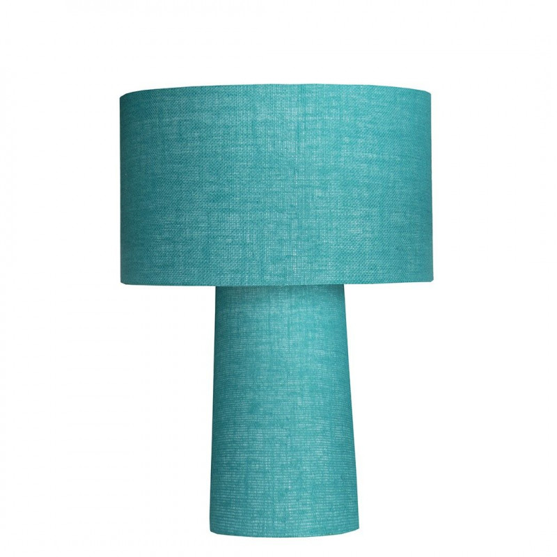 1728 - Small lamp and Saco style shade  (59 cm height)