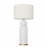 1837 - Lamp and Sack Shade (77cm height) Gold base flat design.