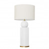 1837 - Lamp and Sack Shade (77cm height) Gold base flat design.