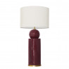 1837 - Lamp and Sack Shade (77cm height) Gold base flat design.