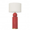 1837 - Lamp and Sack Shade (77cm height) Gold base flat design.