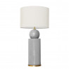 1837 - Lamp and Sack Shade (77cm height) Gold base flat design.