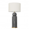 1837 - Lamp and Sack Shade (77cm height) Gold base flat design.