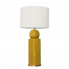 1837 - Lamp and Sack Shade (77cm height) Gold base flat design.