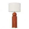 1837 - Lamp and Sack Shade (77cm height) Gold base flat design.