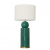 1837 - Lamp and Sack Shade (77cm height) Gold base flat design.