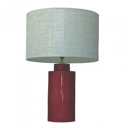 1728 - Small lamp and Linen style shade (59cm height)