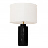 1728 - Small lamp and Linen style shade (59cm height)