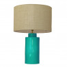 1728 - Small lamp and Linen style shade (59cm height)