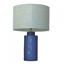 1728 - Small lamp and Linen style shade (59cm height)