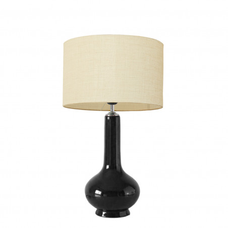 1780 - Small lamp and Lino style shade (52cm height)