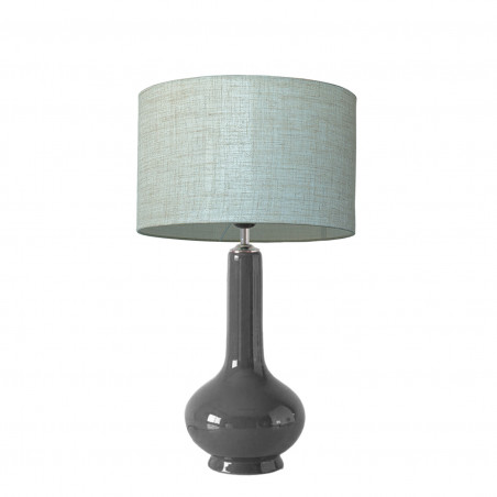 1780 - Small lamp and Lino style shade (52cm height)