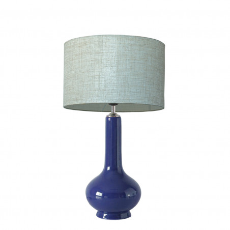 1780 - Small lamp and Lino style shade (52cm height)