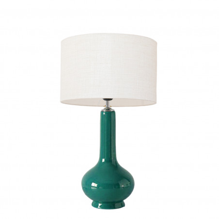1780 - Small lamp and Lino style shade (52cm height)
