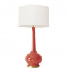 1778 - Large lamp and linen style shade (94cm height)