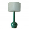 1778 - Large lamp and linen style shade (94cm height)