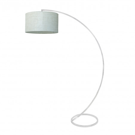 Arco - Floor Lamp with Linen Shade