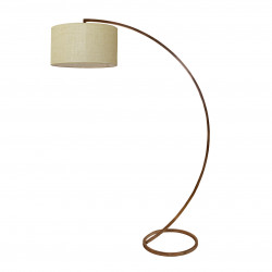 Arco - Floor Lamp with Linen Shade