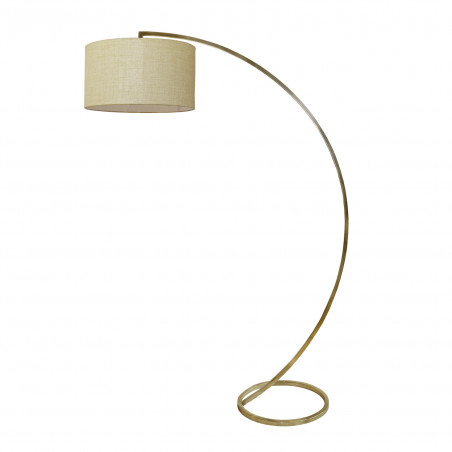 Arco - Floor Lamp with Linen Shade