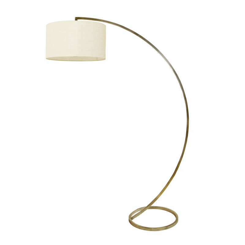 Arco - Floor Lamp with Linen Shade