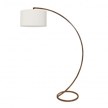 Arco - Floor Lamp with Sack textile Shade