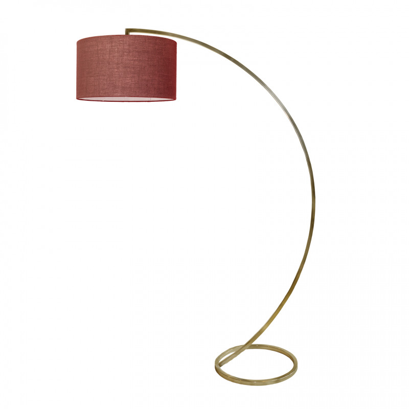 Arco - Floor Lamp with Sack textile Shade