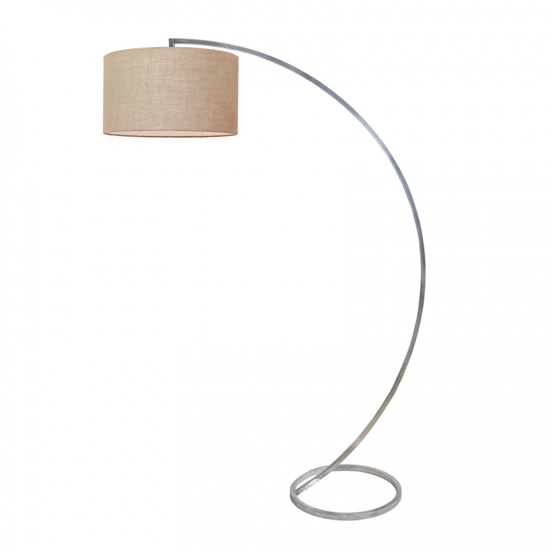 Arco - Floor Lamp with Sack textile Shade