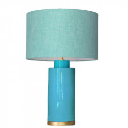 1727 - Lamp and Kas style Shade (67cm height)