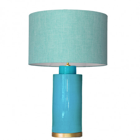 1727 - Lamp and Kas style Shade (67cm height)