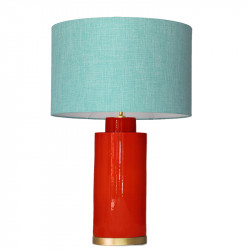 1727 - Lamp and Kas style Shade (67cm height)