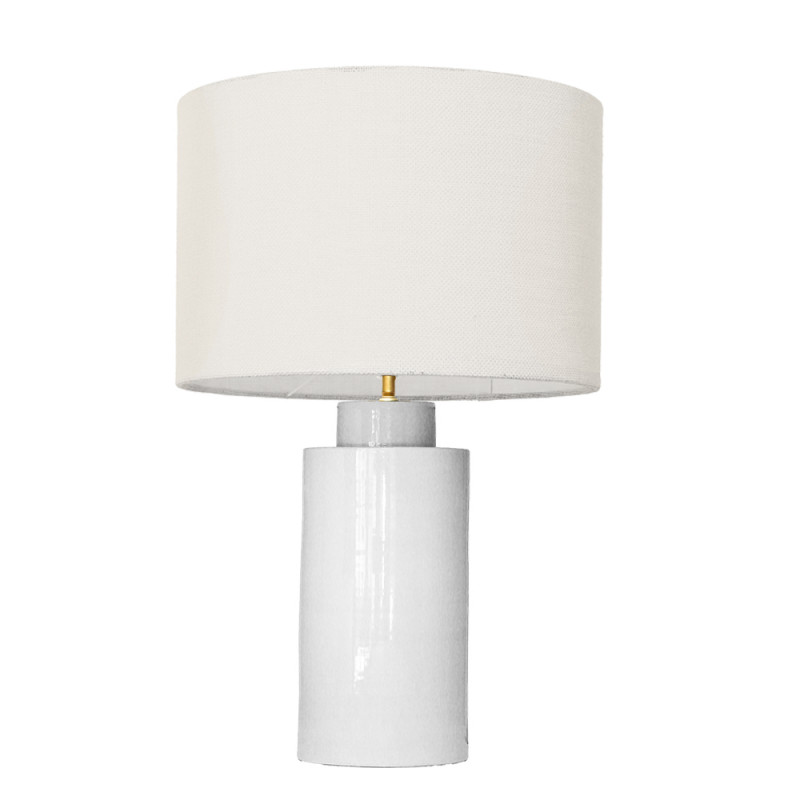 1728 - Small lamp and Saco style shade  (59 cm height)