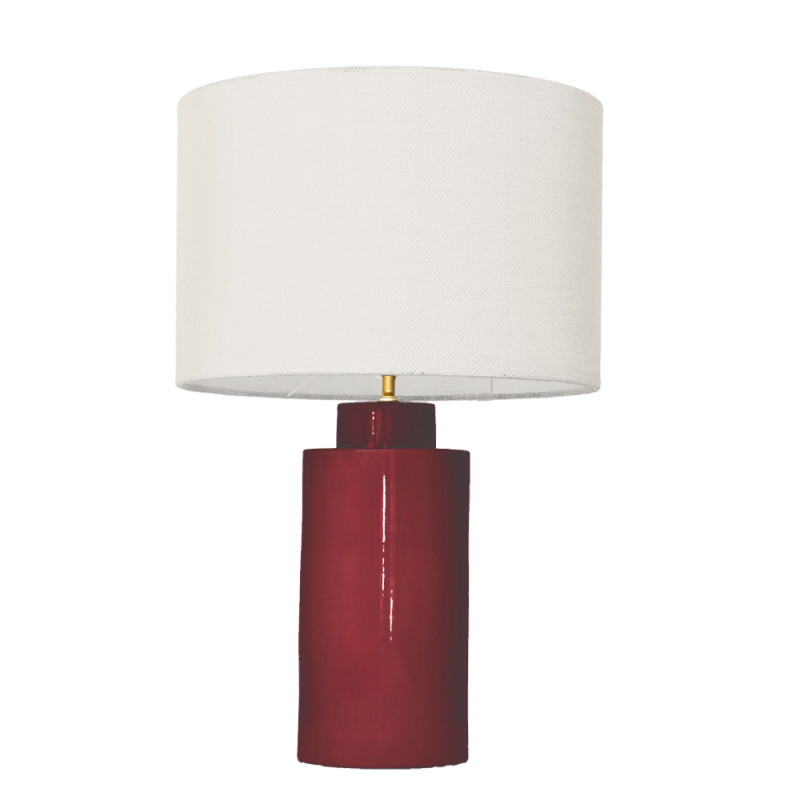 1728 - Small lamp and Saco style shade  (59 cm height)