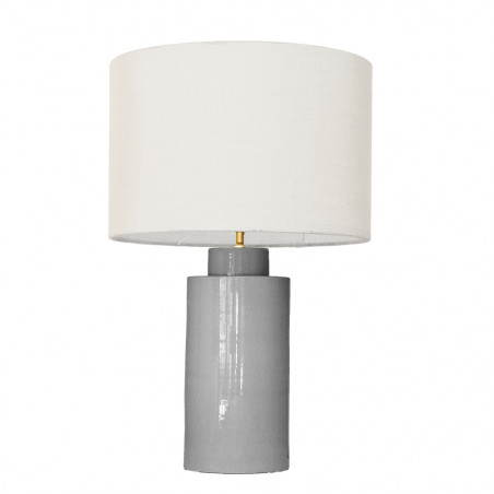 1728 - Small lamp and Saco style shade  (59 cm height)