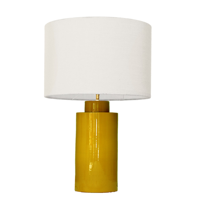 1728 - Small lamp and Saco style shade  (59 cm height)