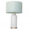 1727 - Lamp and Linen Shade (67cm height)