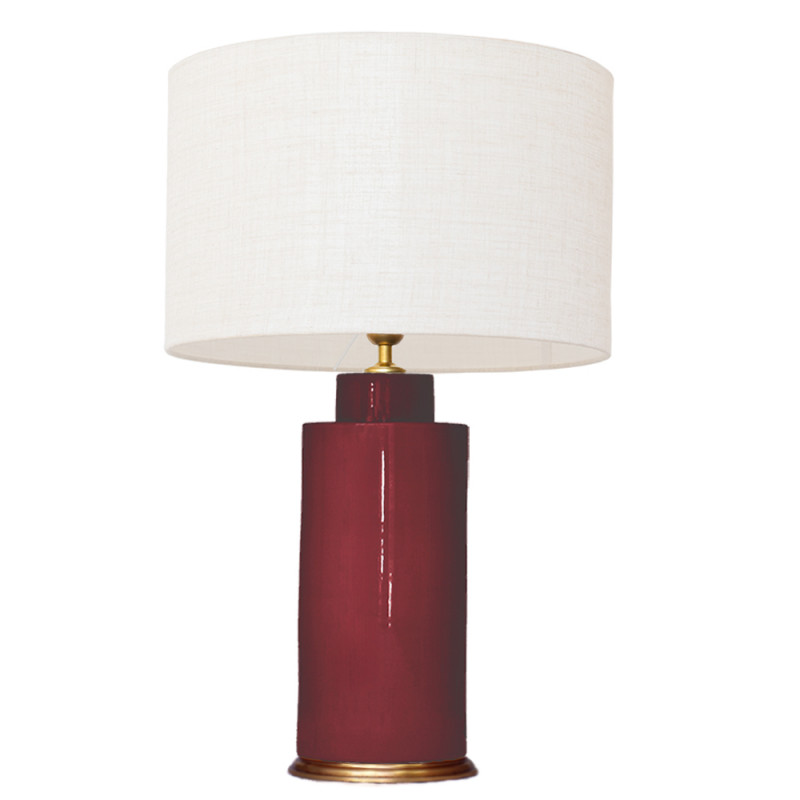 1727 - Lamp and Linen Shade (67cm height)