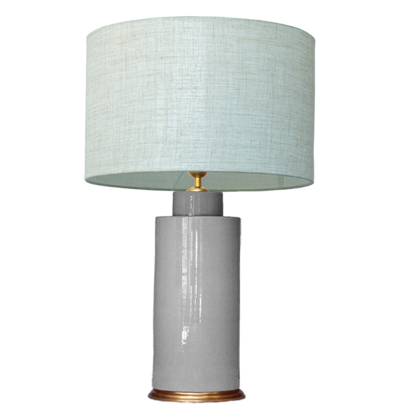 1727 - Lamp and Linen Shade (67cm height)