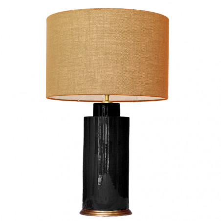 1727 - Small lamp and Saco style shade (67 cm height)